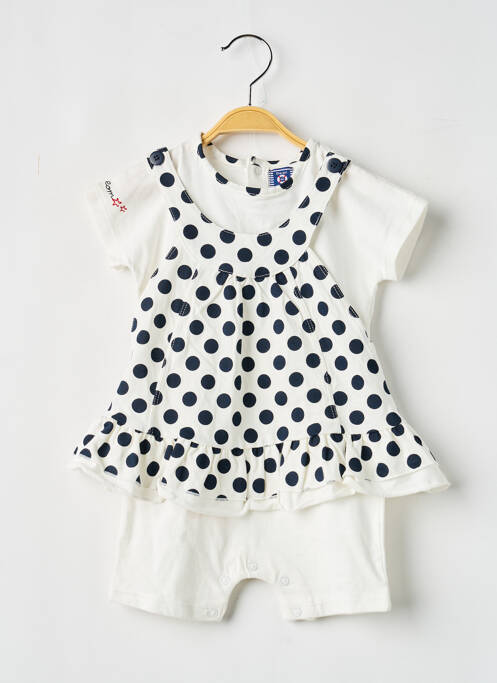 Salopetă-pantalon albastru ELLE EST OU LA MER fată