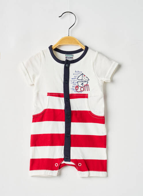 Salopetă scurtă roșu ELLE EST OU LA MER băiat