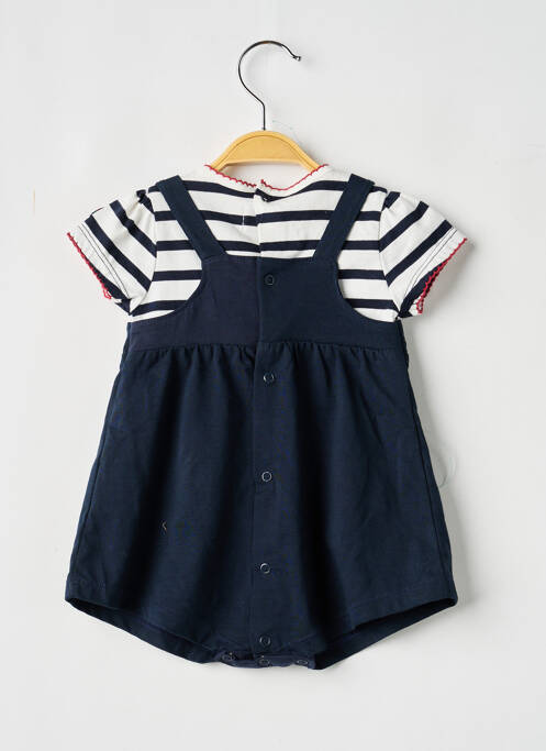 Rochie midi albastru ELLE EST OU LA MER fată