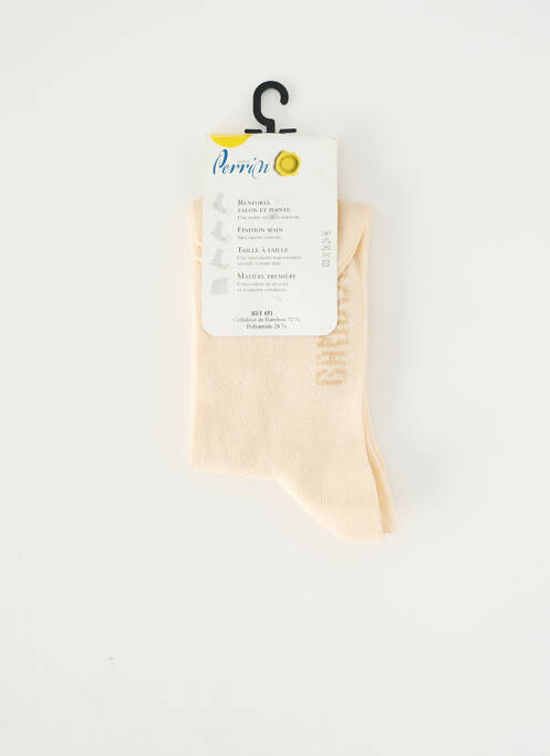 Șosete imprimeu fantezie bej PERRIN femme