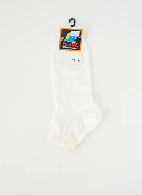 Șosete elasticitate alb ICARE femme