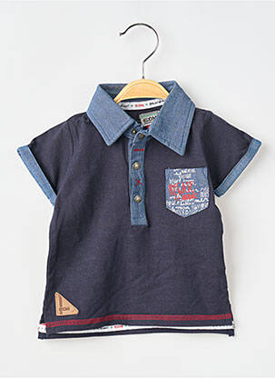 Polo albastru ELLE EST OU LA MER băiat