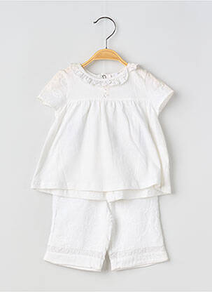 Set pantaloni alb COUDEMAIL fată