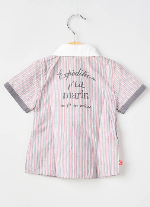 Cămașă cu mâneci scurte gri COUD1 băiat