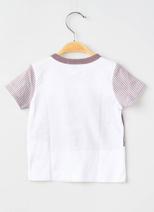 Tricou alb ELLE EST OU LA MER băiat