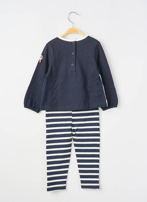 Set pantaloni albastru ELLE EST OU LA MER fată