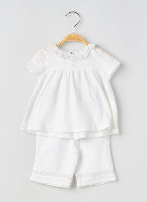 Set pantaloni alb COUDEMAIL fată