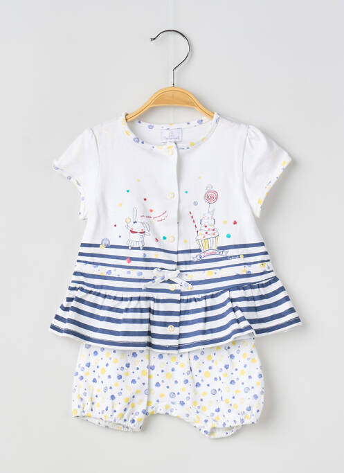 Set pantaloni alb COUDEMAIL fată