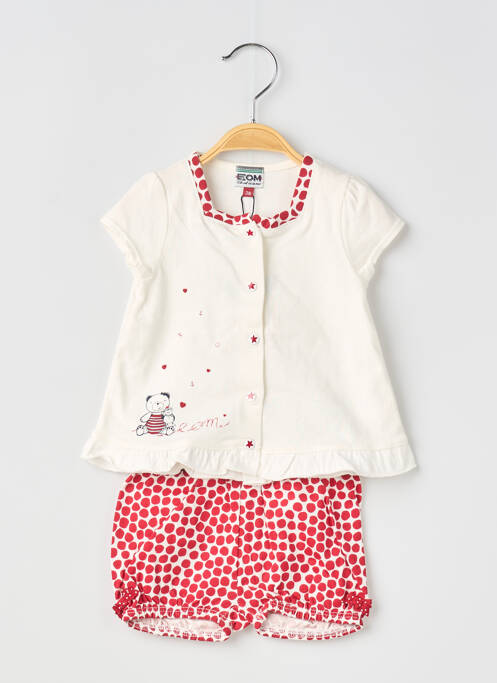 Set pantaloni roșu ELLE EST OU LA MER fată