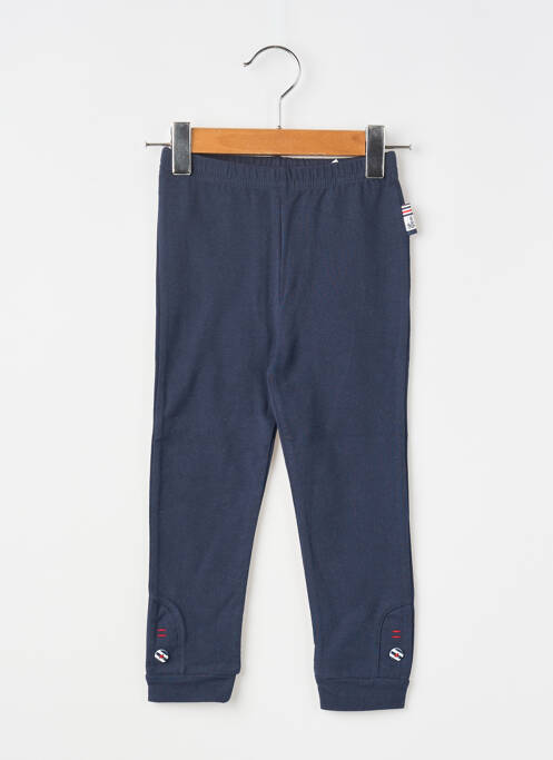 Pantalon slim albastru ELLE EST OU LA MER fată