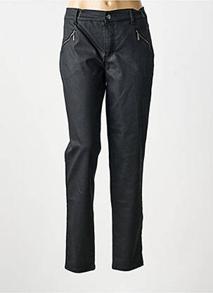 Pantalon slim elasticitate mărime normală negru ANNA MONTANA femme