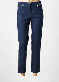 Pantalon 7/8 elasticitate mărime normală albastru FRANK WALDER femme