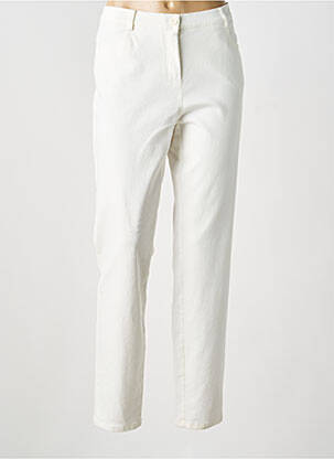 Pantalon slim elasticitate mărime normală bej FRANK WALDER femme