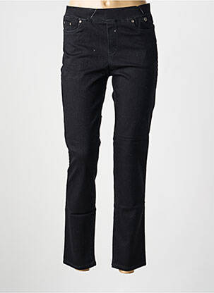 Jegging țesătură poplin mărime normală negru ANNA MONTANA femme