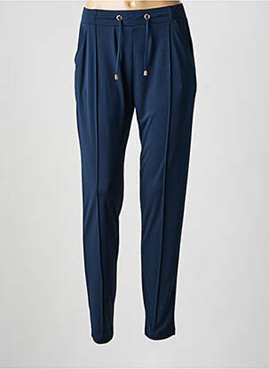 Pantalon slim talie elastică mărime normală albastru ANANKE femeie