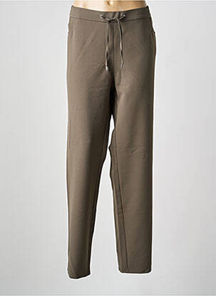 Pantalon drept țesătură crep mărime normală verde FRANK WALDER femeie