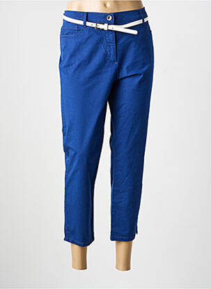 Pantalon trei sferturi elasticitate mărime normală albastru BETTY BARCLAY femme