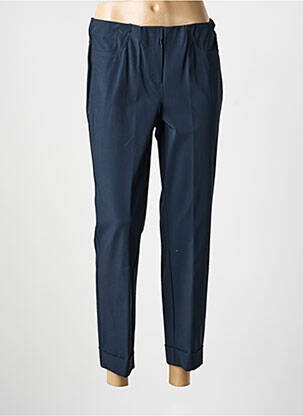 Pantalon 7/8 elasticitate mărime normală albastru JEAN GABRIEL femeie