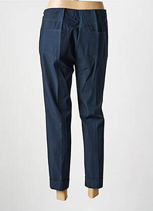 Pantalon 7/8 elasticitate mărime normală albastru JEAN GABRIEL femeie