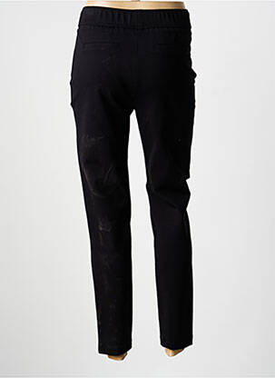 Pantalon slim talie elastică mărime normală negru ANNA MONTANA femeie
