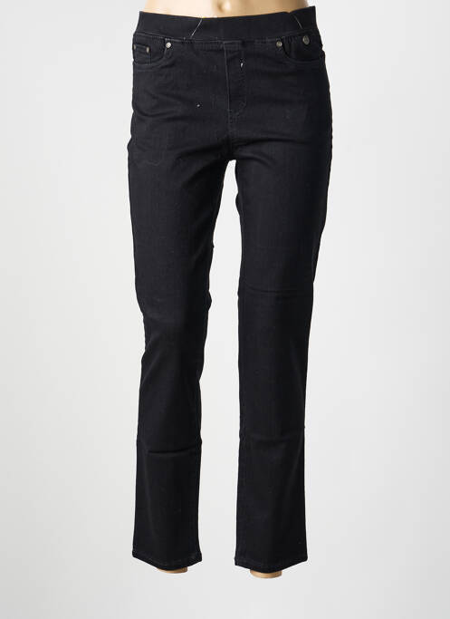 Jegging țesătură poplin mărime normală negru ANNA MONTANA femme