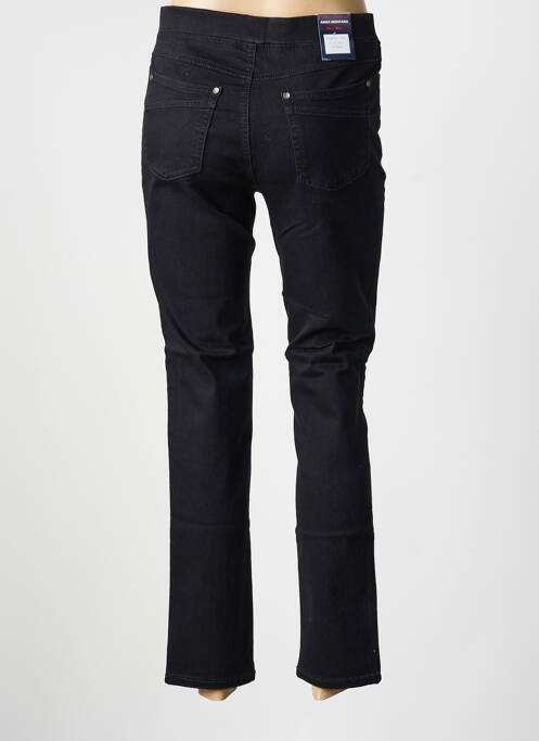 Jegging țesătură poplin mărime normală negru ANNA MONTANA femme
