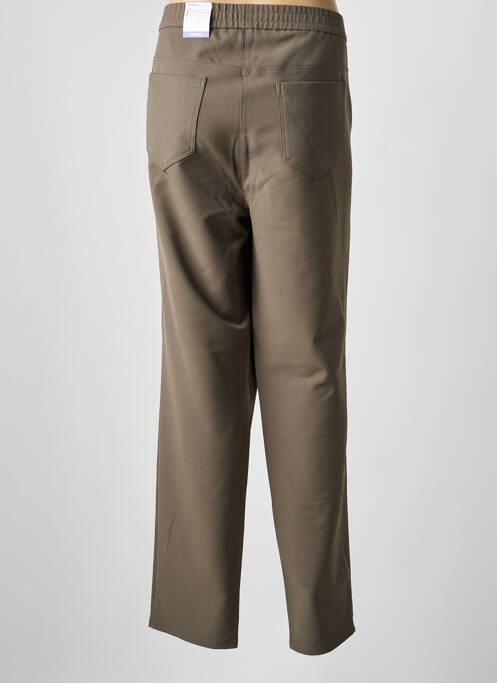 Pantalon drept elasticitate mărime normală verde FRANK WALDER femme