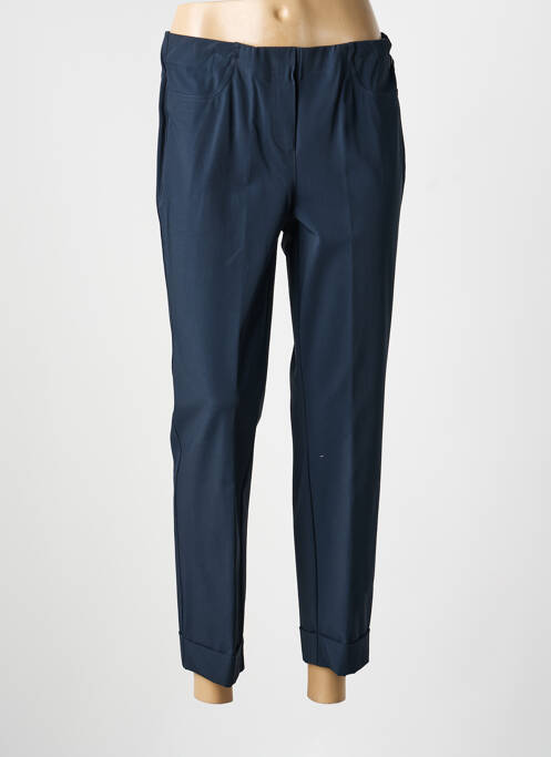 Pantalon 7/8 elasticitate mărime normală albastru JEAN GABRIEL femme