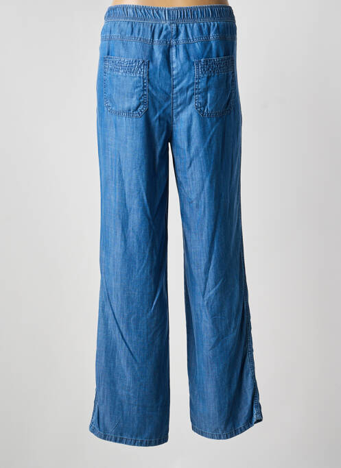 Pantalon drept talie elastică mărime normală albastru BARBARA LEBEK femme