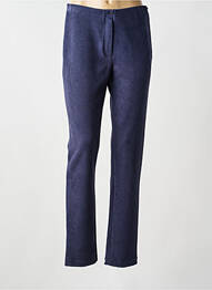 Pantalon drept elasticitate mărime normală albastru GUY DUBOUIS femme