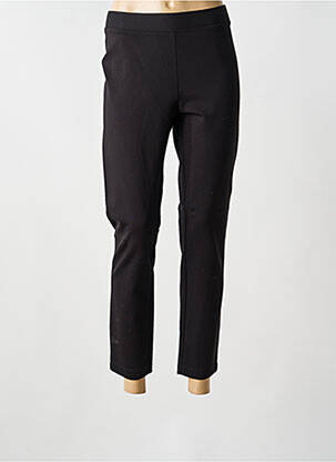 Pantalon 7/8 elasticitate mărime normală negru ARONA femeie