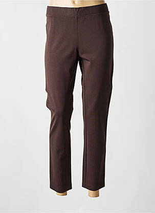 Pantalon 7/8 elasticitate mărime normală maro ARONA femeie