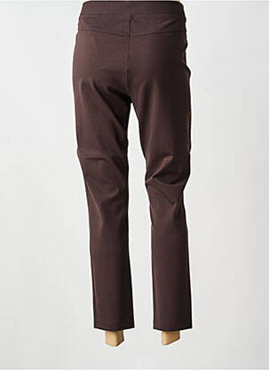 Pantalon 7/8 elasticitate mărime normală maro ARONA femeie