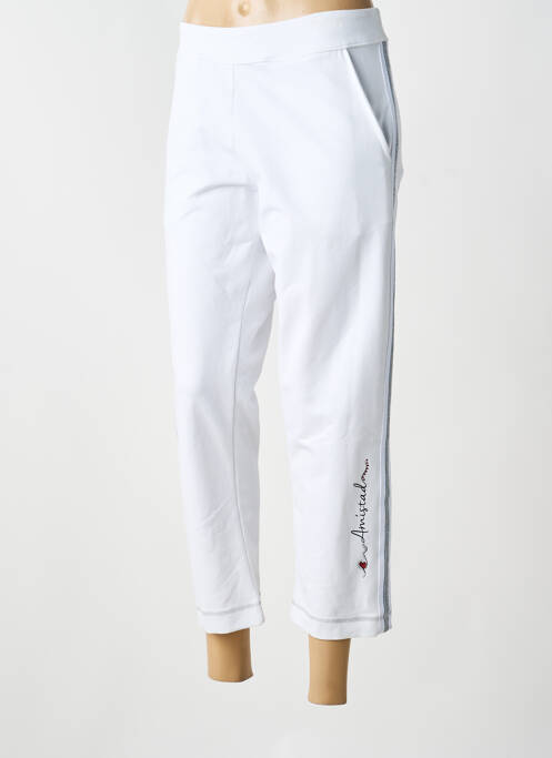 Pantalon trei sferturi alb DOLCEZZA femeie