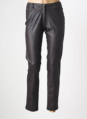 Pantalon slim elasticitate mărime normală negru MERI & ESCA femeie