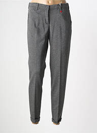 Pantalon slim elasticitate mărime normală gri INVISIBLE femeie