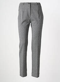 Pantalon slim țesătură poplin mărime normală negru GUY DUBOUIS femme