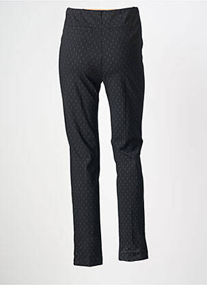 Pantalon slim țesătură poplin mărime normală negru ANNA MONTANA femeie