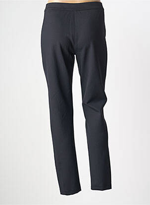Pantalon slim țesătură poplin mărime normală negru ANNA MONTANA femeie