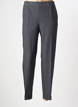 Pantalon slim talie elastică mărime normală gri FRANK WALDER femeie