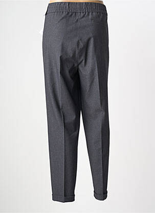 Pantalon slim talie elastică mărime normală gri FRANK WALDER femeie