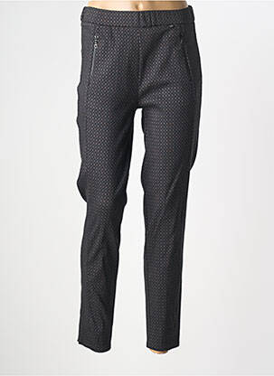 Pantalon slim talie elastică mărime normală negru JUMP'IN femeie