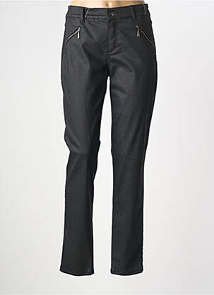 Pantalon slim elasticitate mărime normală negru ANNA MONTANA femeie