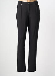 Pantalon slim țesătură poplin mărime normală negru GUY DUBOUIS femme