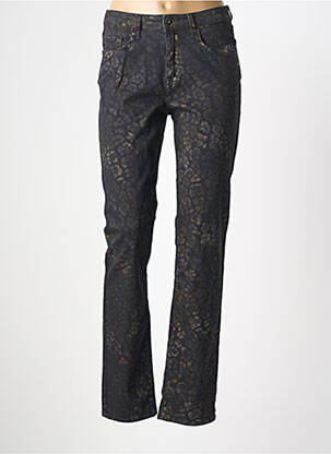 Blugi cu croială slim maro MERI & ESCA femeie