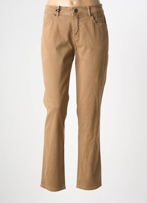 Blugi cu croială slim maro ANNA MONTANA femeie