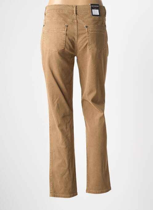 Blugi cu croială slim maro ANNA MONTANA femeie