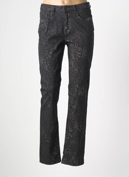 Blugi cu croială slim maro MERI & ESCA femeie