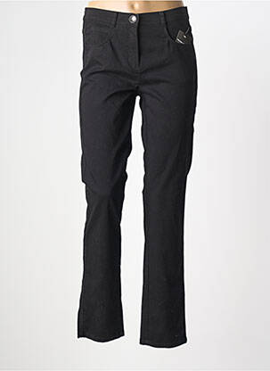 Pantalon drept elasticitate mărime normală negru FRANK WALDER femeie
