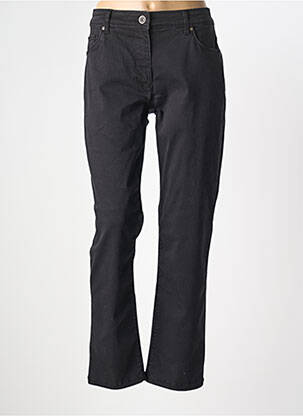 Pantalon slim țesătură poplin mărime normală negru BETTY BARCLAY femeie